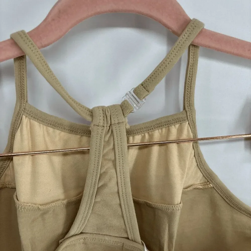 Arshiner Women's Tan Halter Back Sleeveless Bodysuit Size XL NWT - Picture 8 of 8